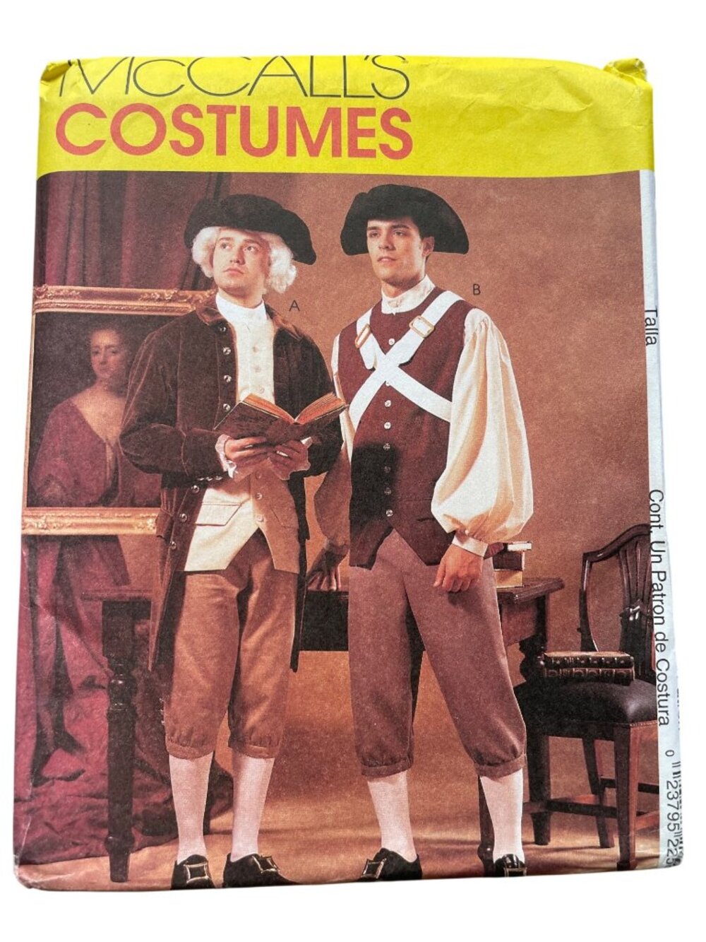 McCalls 2258 Sewing Pattern Sizes 40-44 Revolutionary Costume Historical CUT